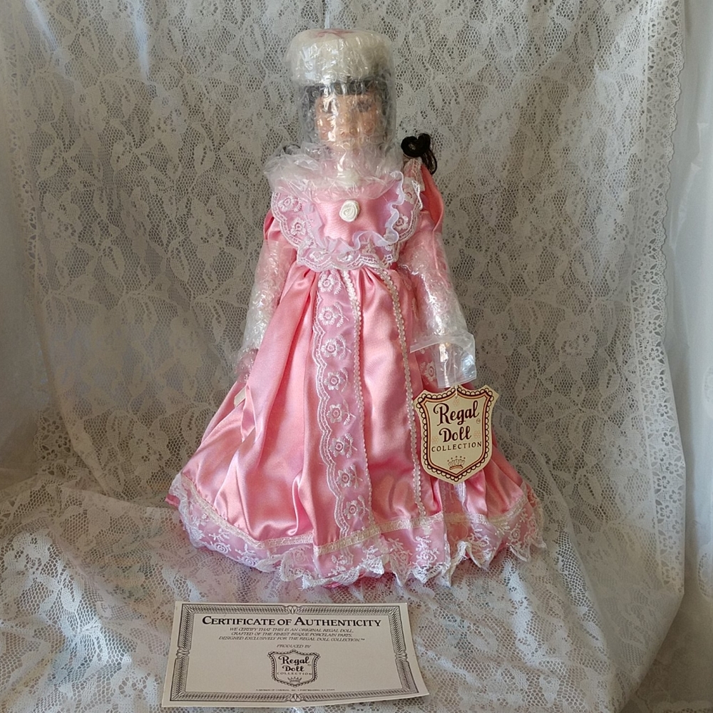 Vtg Regal Doll Collection Porcelain Collector Doll